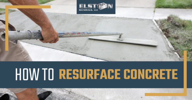 How to Resurface Concrete: 6 Easy Steps - Elston Materials, LLC